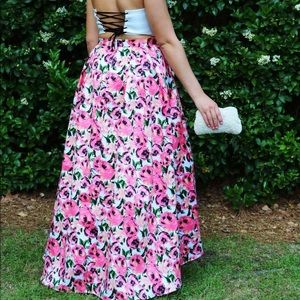 Floral prom dress